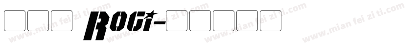 陳柏綸 Rogi字体转换